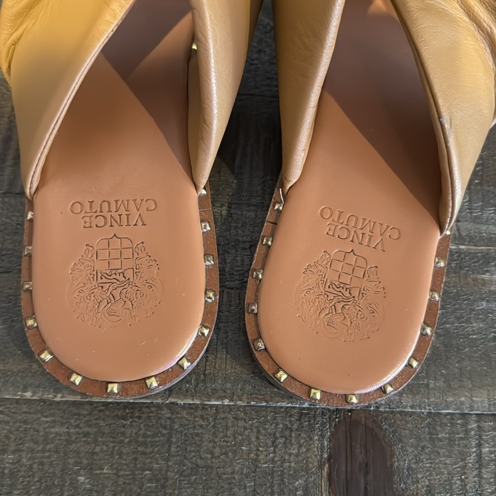 Vince Camuto Leather twist sandals - Picture 4 of 5